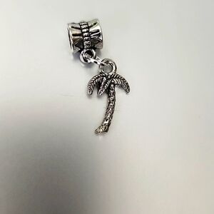 Palm Tree  Charm for  Style Bracelets Fits Pandora Systems